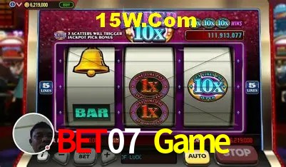 Interface moderna da plataforma Bet07 Game